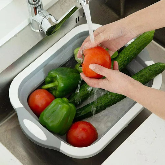 Tábua Bacia Retrátil 3 em 1 - Praticidade que transforma sua cozinha