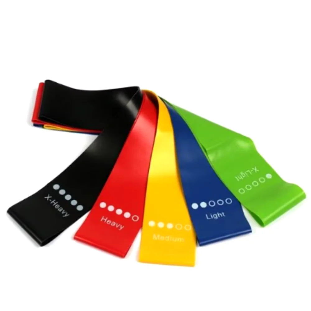 KIT 5 Faixas Elásticas Resistêntes